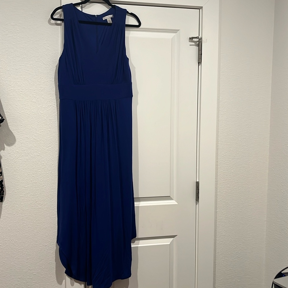 London times blue midi dress